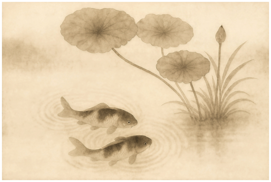 Main image Koi & Lotus – Harmony in Still Water