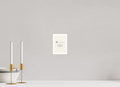 10 x 15 cm, Poster Healing Is Not Linear – Minimalist Affirmation Art