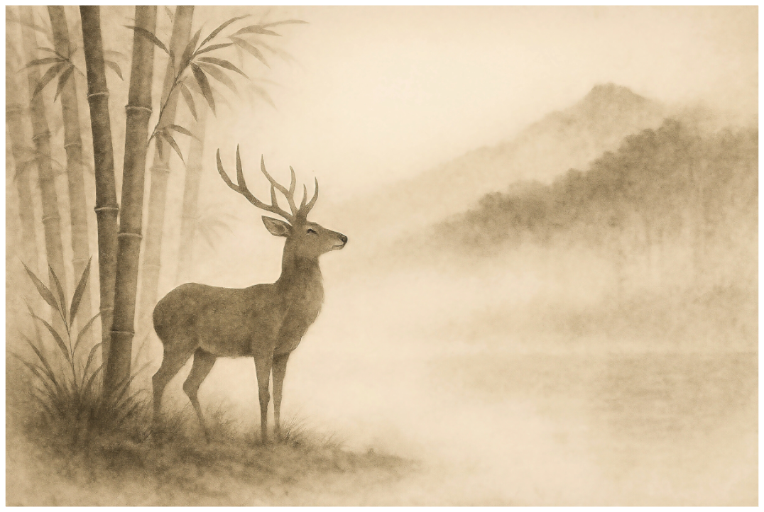 Main image Deer in the Mist – Quiet Strength