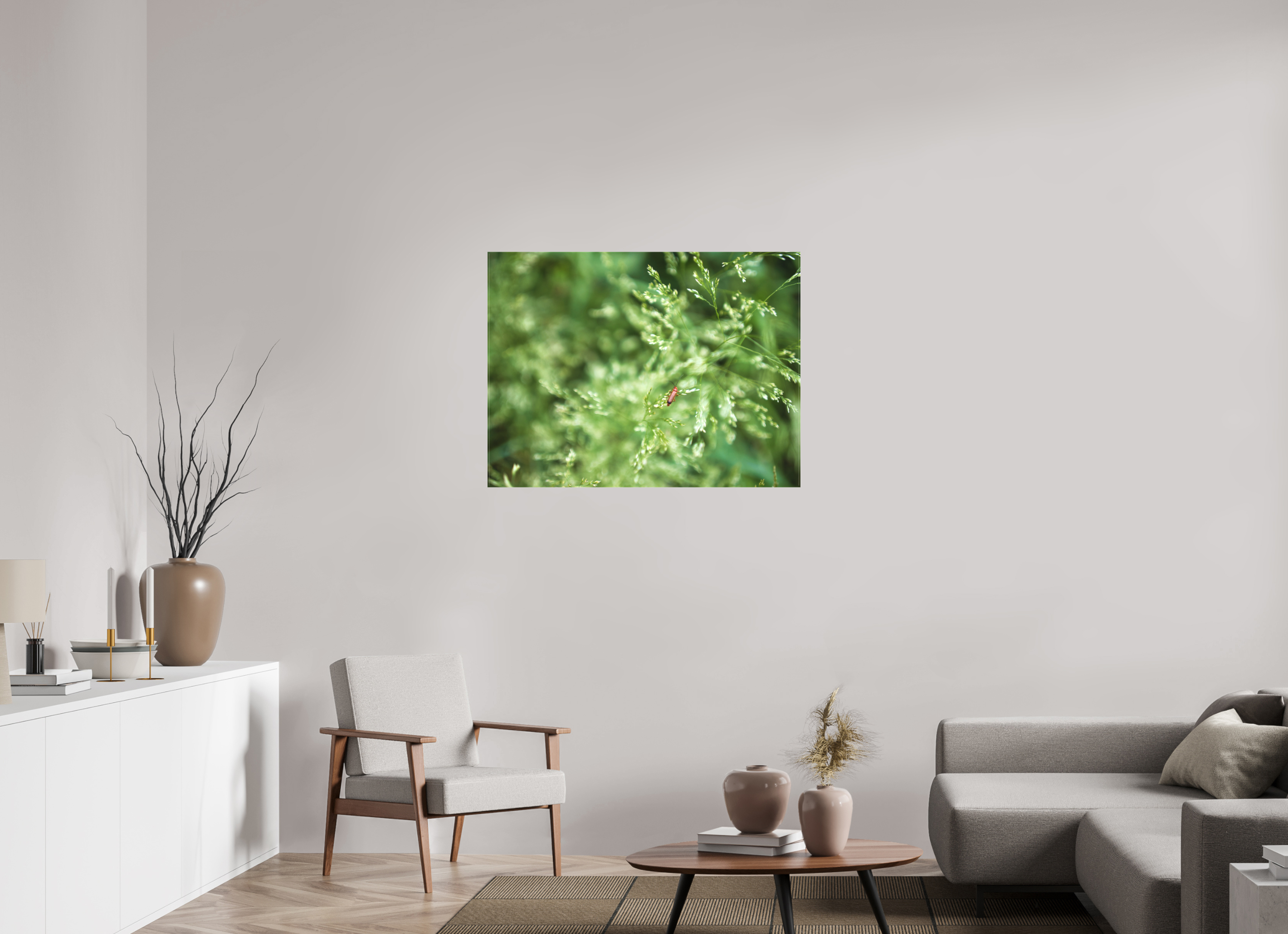100 x 75 cm, Canvas Grassland Guardian – A Moment in Stillness