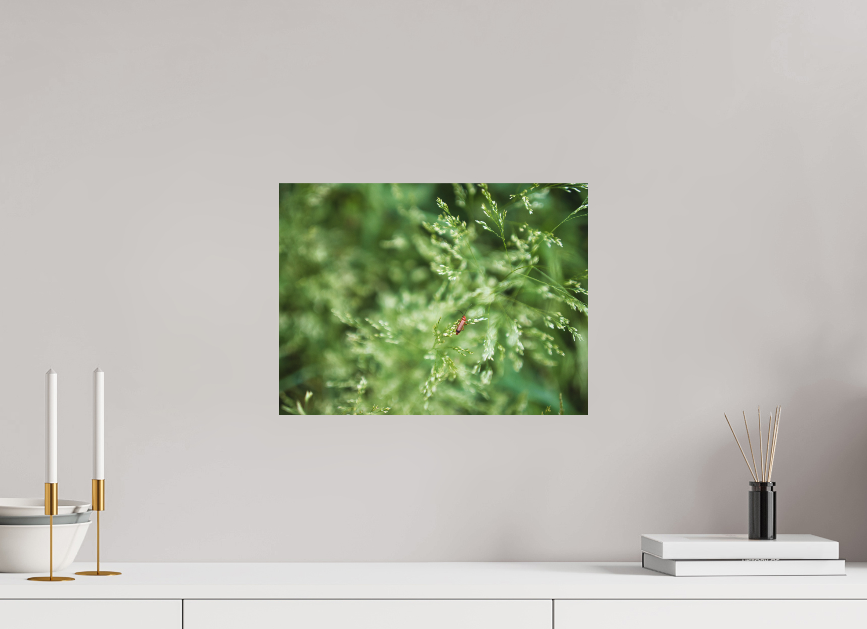 40 x 30 cm, Aluminum Dibond Grassland Guardian – A Moment in Stillness