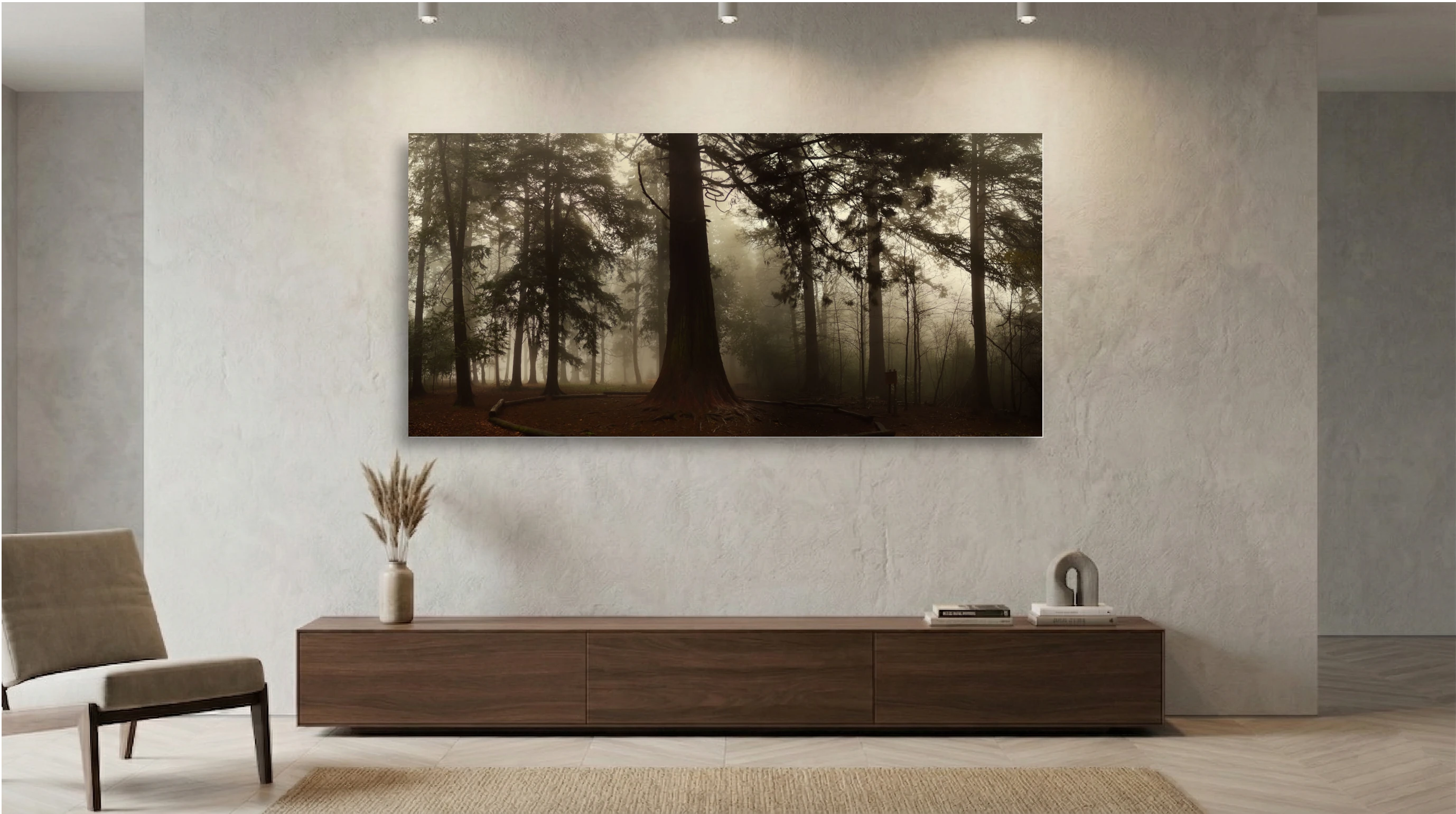 Misty Forest Tree – Atmospheric Fine Art Print